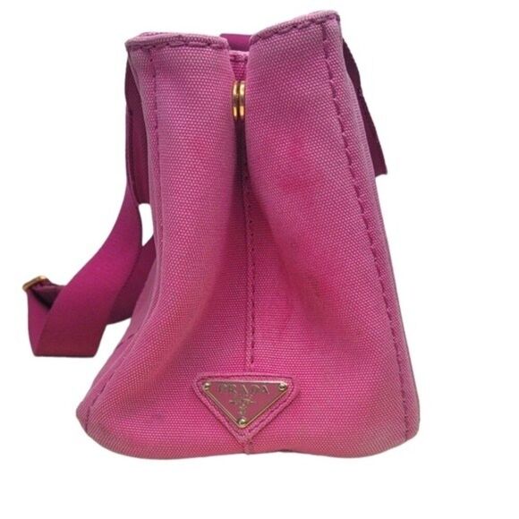 💖PRADA Pink Canvas Crossbody/Handbag, shoulder Authentic - Picture 4 of 16